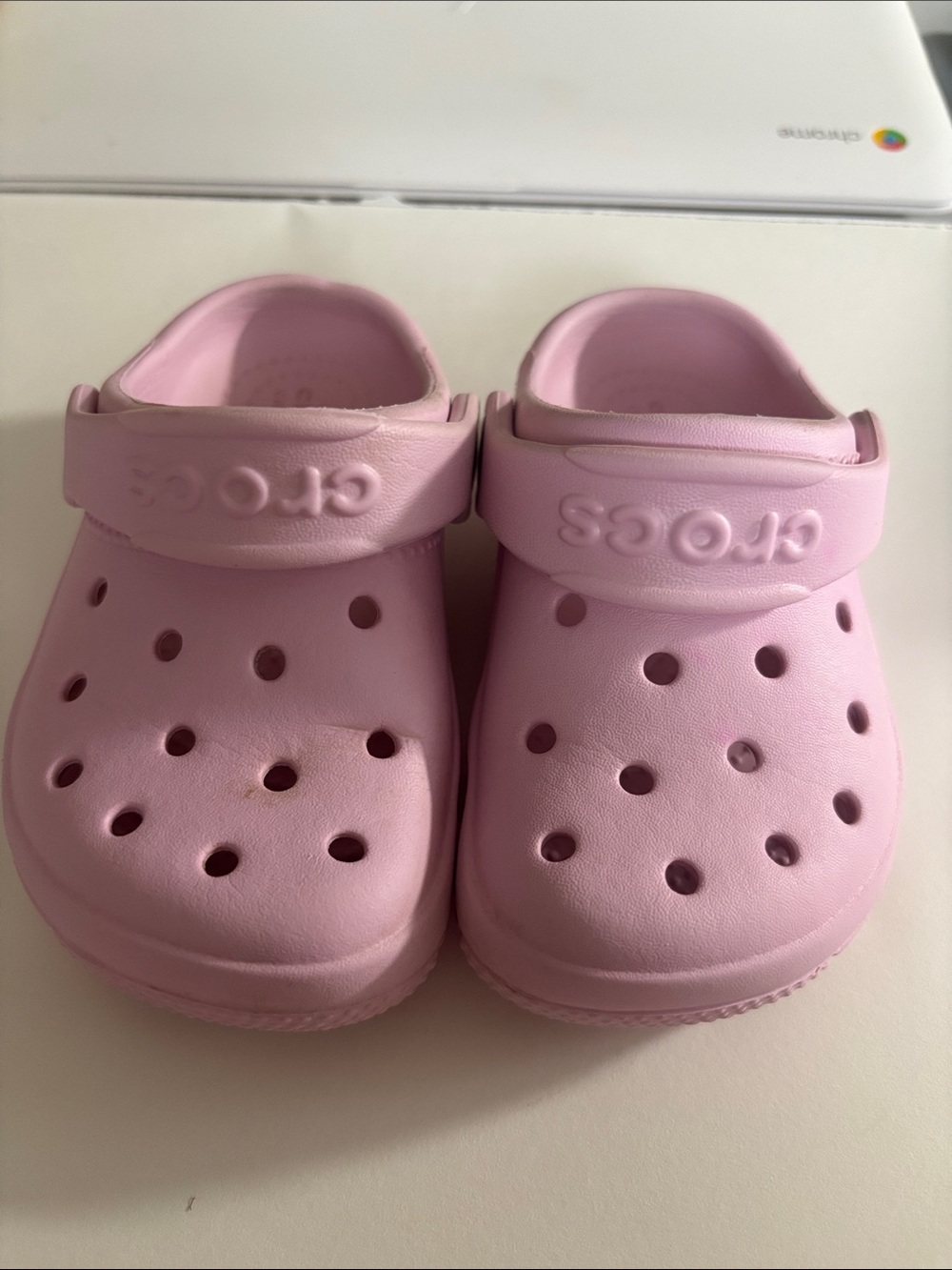 CROCS Kids Classic Clog in Light Pink